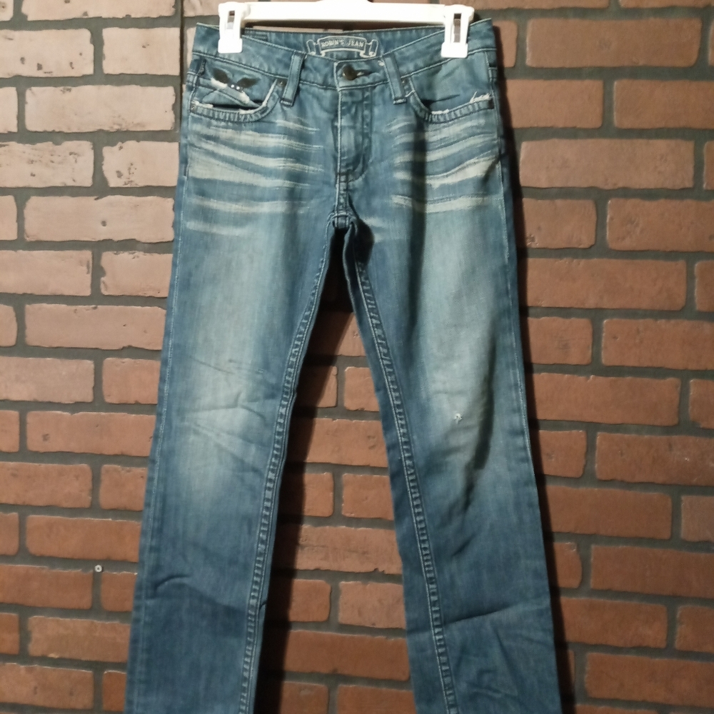 Kid's Robin's Jean With Swarovski Crystals Size 10